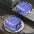 thumbnail image 5 of Dteck Clear Case with Lock for Samsung Galaxy Buds FE (2023)/Buds 2 Pro (2022)/Buds  2 (2021)/Buds Pro (2021)/Buds Live (2020) Case Cover with Keychain,Blue, 5 of 6