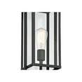 thumbnail image 4 of Possini Euro Design Jericho Modern Outdoor Post Light Textured Black 22" Clear Glass Panel for Exterior Barn Deck House Porch Yard Patio Home Outside, 4 of 6