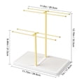 thumbnail image 2 of Sunglass Organizer, 2-Tier Glasses Holder Stand for 16 Pairs of Eyewear, Sunglasses Display Rack with Wood Base for Nightstand, Desk, Dresser, Bedroom, 2 of 8