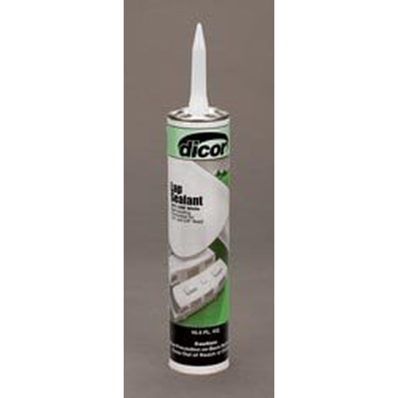 Dicor 551LSW, EPDM, White Non Sag Industrial Sealant, 10 oz