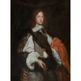 thumbnail image 2 of Justus Sustermans 14x18 Black Ornate Wood Framed Double Matted Museum Art Print Titled - Portrait of Francis De 'Medici (1614-1634) (1634), 2 of 5