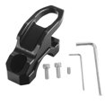 thumbnail image 2 of Abrazadera para soporte de cilindro maestro de freno de motocicleta, bolsa, gancho para equipaje, colgador premium Negro, 2 of 6