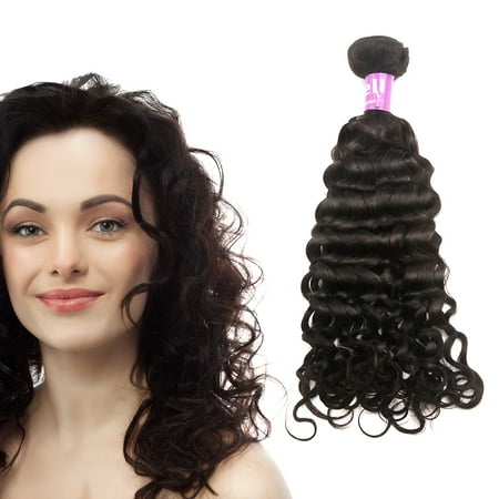 Hair Water Curly Human Hair 24 1 Bundles Hair Extension Walmart