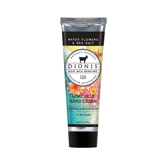 Dionis Goat Milk Hand Cream Water Flowers & Sea Salt, 1 oz