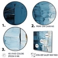 thumbnail image 3 of Designart "Serenity In A Forest Of Blue Bamboo V" Bamboo Floater Framed Canvas Wall Art, 3 of 5