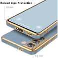 thumbnail image 4 of Galaxy S21 Case, Designed for Electroplated Samsung Galaxy S21 Phone Case, Case Soft TPU Protective Shockproof Flexible Samsung Galaxy S21 Case 6.2''Blue, 4 of 13