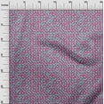 thumbnail image 3 of oneOone Viscose Jersey Pink Fabric Block Sewing Material Print Fabric By The Yard 60 Inch Wide-TS, 3 of 7