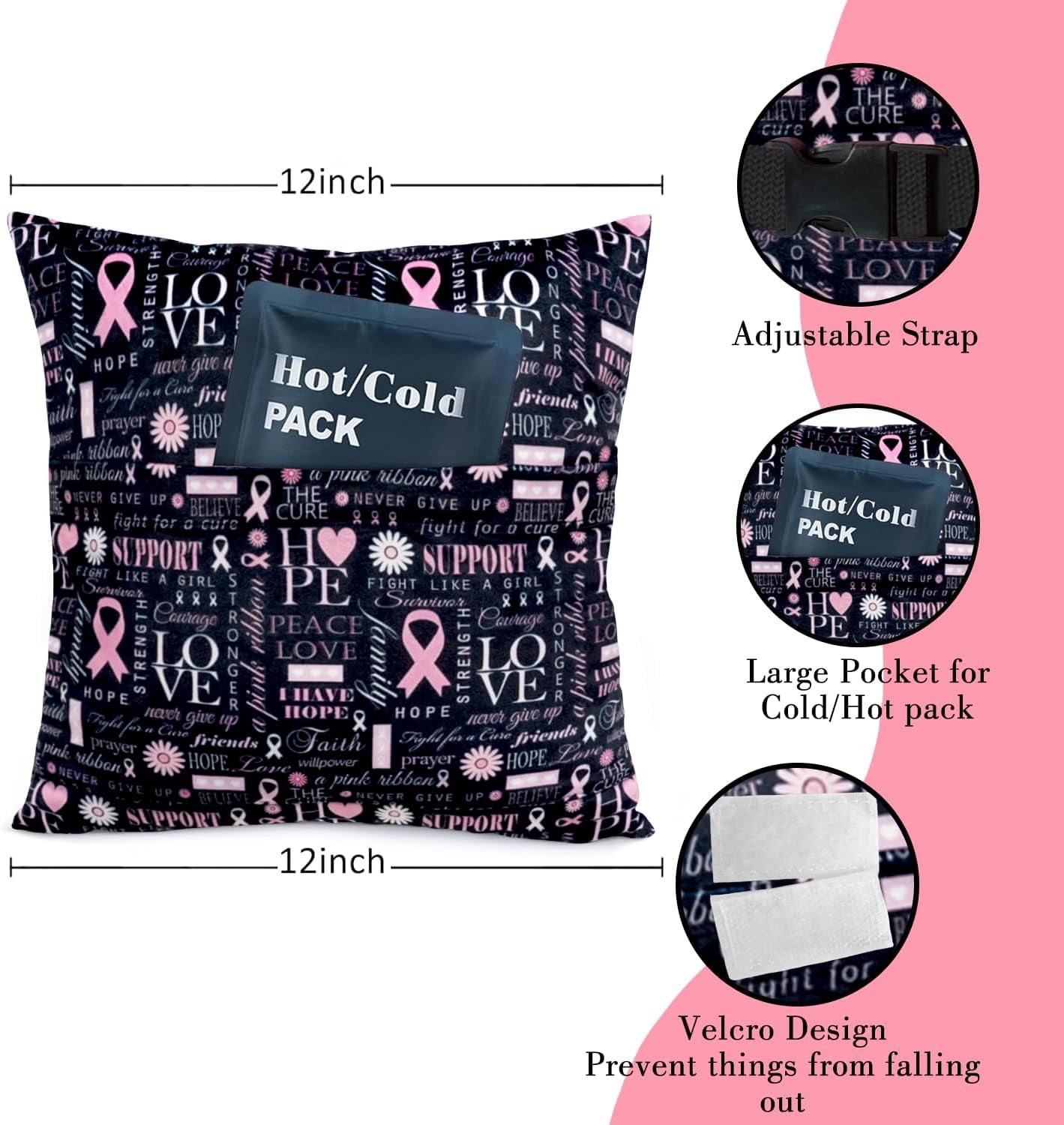 Hysterectomy Pillow C Section Recovery Surgery for Women Mastectomy Pillows Post Tummy Pillow Cushion After Abdominal Surgery Gifts Hysterectomy Recovery Must Haves Insertable Ice Pack