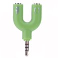 thumbnail image 1 of Adaptador divisor en U de 2 vías para auriculares con conector de audio estéreo de 3,5 mm Hugtrwg Para estrenar, 1 of 5