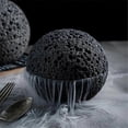 thumbnail image 4 of Volcanic Stone Sushi Plate - Japanese Melamine Appetizer Dish for Seafood & Sashimi Presentation, 4 of 5