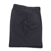 Perry Ellis Portfolio Cuff Dress Pants. Brown with Grey Strips. W33 L30