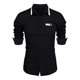 thumbnail image 1 of pstuiky camisa de manga larga para hombre, Camisa informal de manga larga con solapa y color liso para hombre camisetas de hombre xxl, 1 of 2