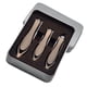 thumbnail image 1 of Juego de cortaúñas de 3 piezas, cortaúñas con caja, herramienta de manicura y pedicura, cortaúñas inclinado para hombres y mujeres Marrón, 1 of 8