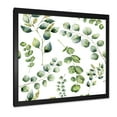 thumbnail image 2 of Designart 'Green Eucalyptus Plant Branches III' Traditional Framed Art Print, 2 of 4