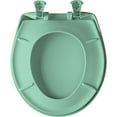 thumbnail image 3 of Bemis 200Slowt Round Closed-Front Toilet Seat - Green, 3 of 10