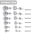thumbnail image 3 of Clearance Ear Gun Set, Fenull Stainless 12 Pairs Of Ear Lip Nose Umbilical Piercing Tool Ear Nose Umbilical Piercing Machine Stainless Body Ear Piercing Tool 2Ml, 3 of 5