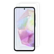 PAPAUTOP [2 Pcs] HD Clear Anti-Scratch Easy Installation Tempered Glass Screen Protector for Samsung Galaxy A35