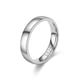 thumbnail image 1 of Anillo de pareja de acero de titanio liso para mujer, anillo de cola con personalidad que no se decolora, 18 quilates S925, 1 of 5