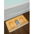 thumbnail image 2 of Architecture Bath Mat, Photo of Moroccan Style Fountain with Folkloric Mosaic Tiles, Plush Bathroom Decor Mat with Non Slip Backing, 29.5" X 17.5", Pale Orange Multicolor, by Ambesonne, 2 of 2