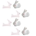 thumbnail image 3 of Ceramic Chopstick Stand Rabbit Shape Keep Clean Festive Decor 4.5X4X2cm 8Pcs Housewarming Gift, 3 of 3