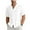 White, variant on WREESH Men's Casual Button Down Shirts Short Sleeve Shirt with Turndown Collar Buttons for a Stylish Summer Top Black