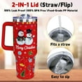thumbnail image 6 of Christmas Gifts for Mom, 40 OZ Christmas Tumbler with Handle and Straws, Merry Christmas Insulated Tumbler Cup, Xmas Gifts for Men, Women, Family, Grandma, Aunt, Nurse, Teacher, Coworker, 6 of 6