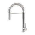 thumbnail image 1 of Isenberg K.1230SS Dixie - Semi-Professional Dual Spray Stainless Steel Kitchen Faucet with Pull Out - Stainless Steel, 1 of 3