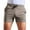 Khaki, variant on Mlzmgr Gym Shorts for Men Spandex 7 Inch Inseam Elastic Waist with Pocket Quick Drying Workout Shorts for Men