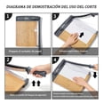 thumbnail image 2 of MORNWELL Guillotina para Papel,Protecci&oacute;n de Seguridad Autom&aacute;tica,Cortador de Papel A4 de 12 Pulgadas,Cortadora uso rudo para A4/B5/A5/B6/B7,Mica,Fotos,Etiquetas,Cup&oacute;n, 2 of 8