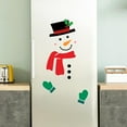 thumbnail image 4 of Snowman Refrigerator Sticker Funny Cute Waterproof Personalized DIY Cartoon Stickers Set para Garage Fridge Kitchen Large Size Party Supplies CT032 shamjiam Imanes de refrigerador, 4 of 8