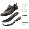 thumbnail image 2 of NORTIV 8 Men’s Waterproof Hiking Shoes Leather Low-Top Outdoor Trekking Trail Walking Camping Footwear, 2 of 4