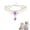 Purple, variant on Pearls Collar for Cats Pearl Dog Rhinestone Necklaces for Small Dogs Accessories Cat Pearl Collar (Green, M)