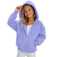thumbnail image 2 of Yutgune Kids Zip Up Hoodie for Boys Girls, Full Zip Long Sleeve Hooded Sweatshirt Jacket with Pocket, Casual Fall Outerwear, 2 of 9
