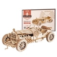 thumbnail image 1 of Puzzle de madera 3D ROKR Mechanical Car Model Grand Prix 1:16, 1 of 6