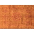 thumbnail image 1 of Ahgly Company Indoor Rectangle Abstract Orange Modern Area Rugs, 7' x 9', 1 of 4