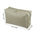 thumbnail image 4 of Unique Bargains Floral Makeup Bag Zipper Flower Cosmetic Pouch Gray Gold, 4 of 7