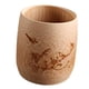 thumbnail image 5 of 2-3 del paquete Taza de beber de bambú natural Taza de de cerveza y taza Tazas de sake de madera 3 piezas Sunnimix Copa de bambú para beber, 5 of 7