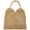 Khaki, variant on Kukuzhu Handmade Straw Bag Travel Beach Fishing Net Handbag Shopping Woven Shoulder Bag for Women