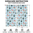 thumbnail image 2 of Sushi (75)_16 Curtains-blackout Curtains Bedroom Decor Living Room Darkening Grommet Window Drapes 2 Panels Set 42"x 84", 2 of 2