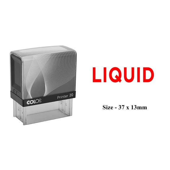 PrintValue Liquid colop Stamps Personalized Teacher Stamps self Ink Rubber colop Printer 20 Stamp