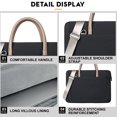 thumbnail image 3 of Bolsa para computadora portátil de tela Oxford, bolsa protectora ligera a prueba de golpes para computadora, bolsa multifuncional para computadora portátil, 3 of 5