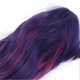 thumbnail image 3 of Women Long Straight Wig Blue Purple Highlight Color Hair Bangs Simulation False Hair Wigs for Cosplay, 3 of 5