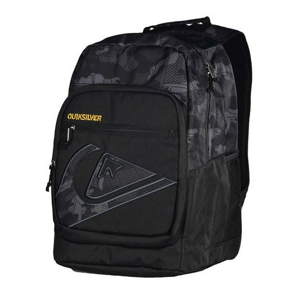Mochila Quiksilver Schoolie Standard unisex negra pequena 17 in. 22 in. Quiksilver Paquete diario Bodega Aurrera en linea