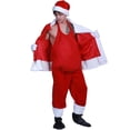 thumbnail image 3 of Disfraz de Papá Noel inflable con barriga grande y falso embarazo, 3 of 4