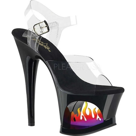 

Women s Pleaser Moon 708FLM Ankle Strap Sandal