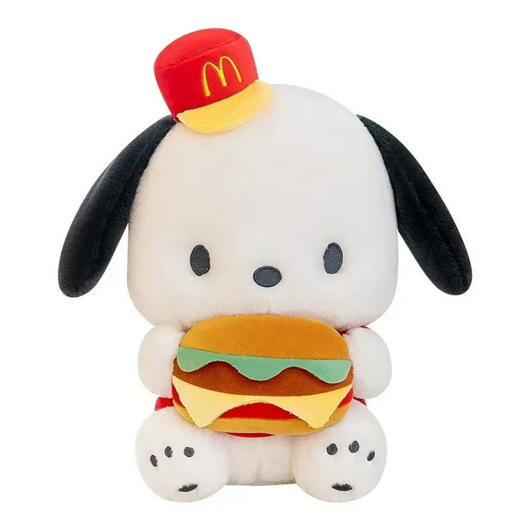 Sanrio Pochacco Series Hamburger Pochacco Plush 52cm Pillow Dolls