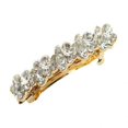 thumbnail image 1 of 2xCrystal Rhinestone Pasador Pinzas para el cabello Accesorio de horquilla Dorado + 3 piezas, 1 of 8