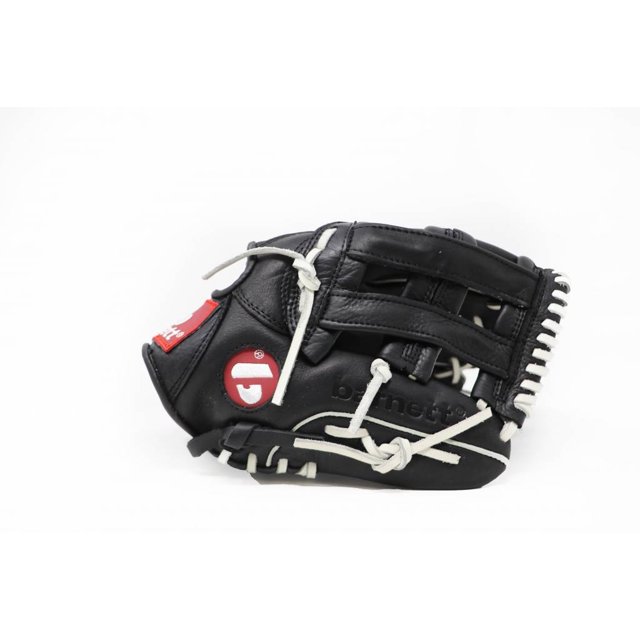 GL-120 Gant de baseball Compétition Extérieur, Cuir, infield 12 Pouces, Noir
