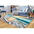 thumbnail image 3 of Entry Rugs, Sunset Rug, View Rugs, Sunset at the Ocean Rug, Office Decor Rug, Ocean Rugs, Floor Rugs, Entryway Rug, Coastal Decor Rug, 3.3'x9.2' - 100x280 cm, 3 of 9