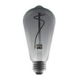 thumbnail image 3 of Better Homes & Gardens LED Vintage Light Bulb, ST19 40W Smoke Spiral Filament, E26, Dimmable - 4 Pk, 3 of 9